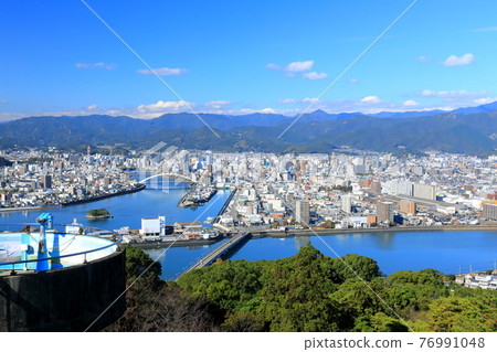 [Kochi Prefecture] Kochi city area from Godaisan Park 76991048