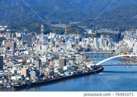 [Kochi Prefecture] Kochi city area from Godaisan Park 76991071