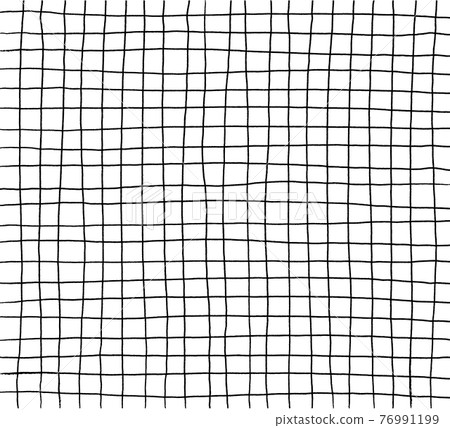 Abstract Blank white worksheet exercise book, Square paper, hand drawn design,  Grid Striped Geometric Seamless Pattern vector EPS 10 illustration 76991199