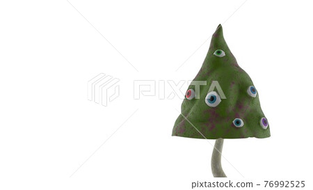 illustration of green cartoon mushroom 3d render illustration of green cartoon mushroom 3d render 76992525