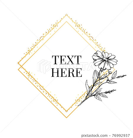 Beautiful card with a round wreath of different flowers of vintage garden. Black and white frame of the Roses, hydrangea and dog-rose on mint background. Vector illustration Beautiful card with a round wreath of different flowers of vintage garden. Black and white frame of the Roses, hydrangea and dog-rose on mint background. Vector illustration 76992937