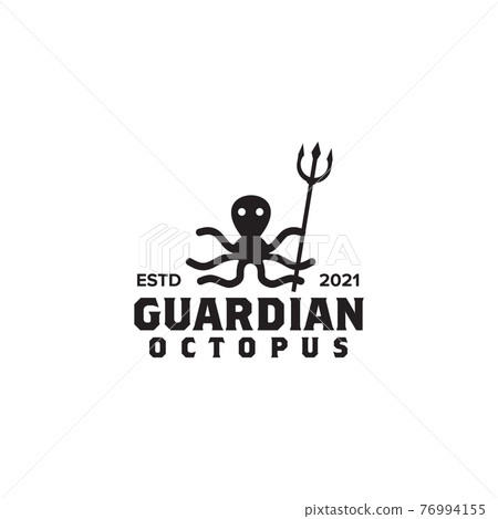 Guardian octopus logo design template Guardian octopus logo design template 76994155