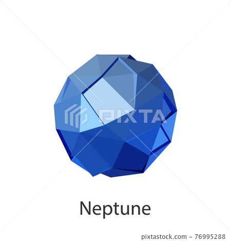 Vector set planet of the solar system. 76995288