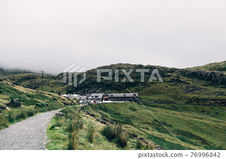 Beautiful landscape panorama of Snowdonia National Park in North Wales, UK 76996842