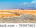 Desert landscape in Ras Mohammed National Park, Egypt, near Sharm El-Sheikh. 76997463