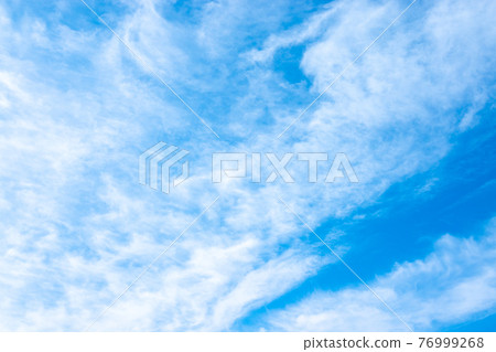 Blue sky sky background background material 76999268