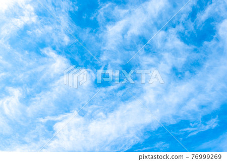 Blue sky sky background background material 76999269