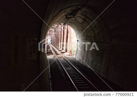 Train crossing the Kinugawa railway bridge Train crossing the Kinugawa railway bridge 77000921