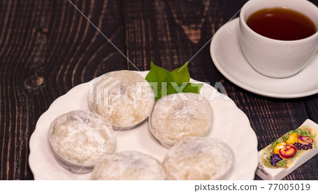 Injeolmi，一種甜糯米糕，韓國傳統食品 77005019