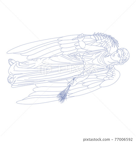 88 Constellation Series C-Constellation picture only on white background-Virgo 77006592