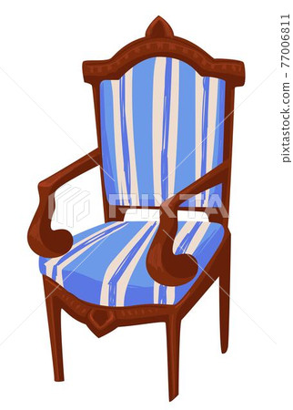 Vintage furniture, chair with carvings and decor Vintage furniture, chair with carvings and decor 77006811
