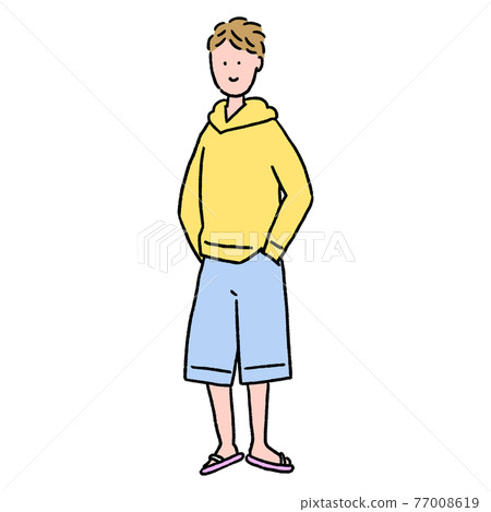 手插在口袋裡的年輕人 手插在口袋裡的年輕人 77008619