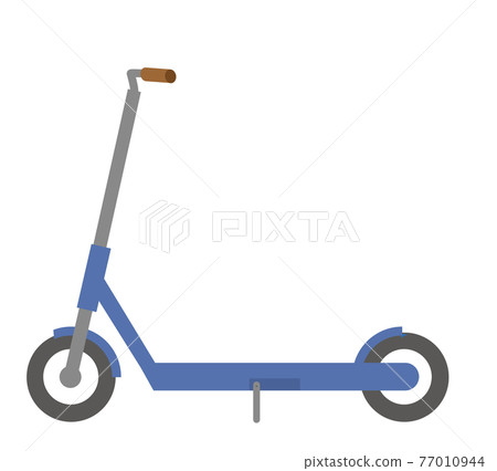 Electric kick scooter Illustration of electric kick board Electric kick scooter Illustration of electric kick board 77010944