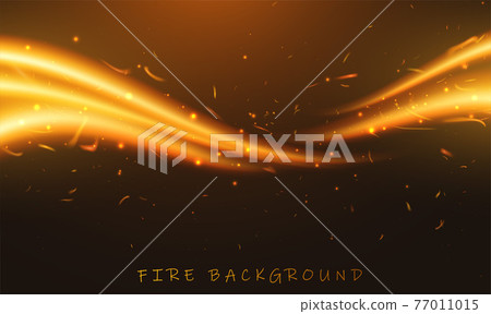 illustration of burning fire flame on black background illustration of burning fire flame on black background 77011015