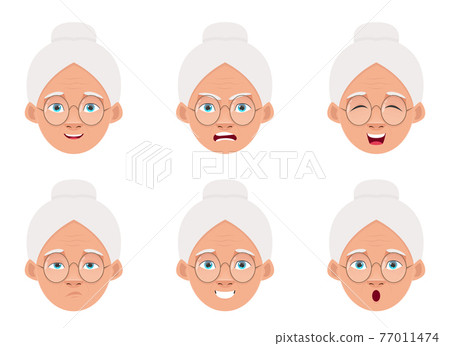 Old woman vector design illustration isolated on white background Old woman vector design illustration isolated on white background 77011474