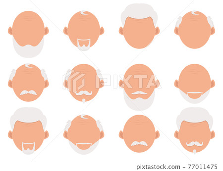 Old man vector design illustration isolated on white background 77011475
