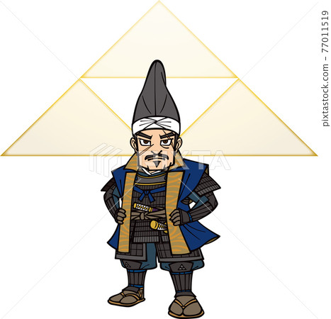 Hojo Ujiyasu 自豪地穿著 eboshi [家徽] 77011519