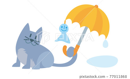 Illustration of a cat, cat, cat, animal, Russian blue 77011868
