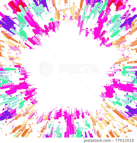 Background like colorful concentrated lines 77012018