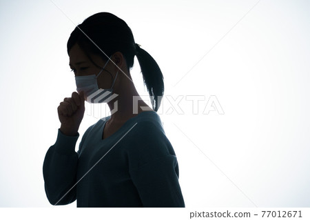 Mask female silhouette 77012671