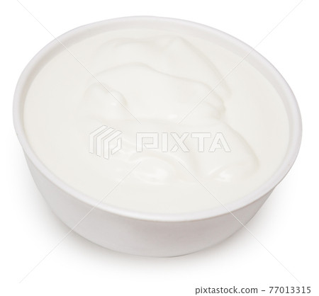 Sour cream in bowl Sour cream in bowl 77013315
