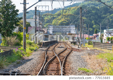 JR宇佐美站月台(取自鐵路道口) JR宇佐美站月台(取自鐵路道口) 77013885
