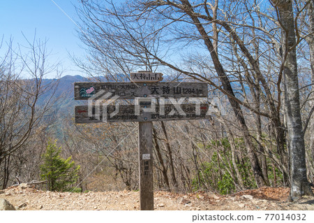 The summit of Mt. Omochi (Oku Musashi) 77014032