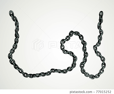 Chain. Vector sketch 77015252