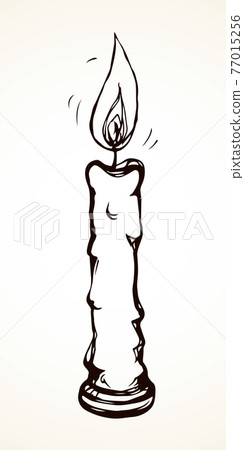 Candle. Vector drawing Candle. Vector drawing 77015256