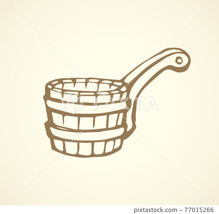 Ladle. Vector drawing 77015266