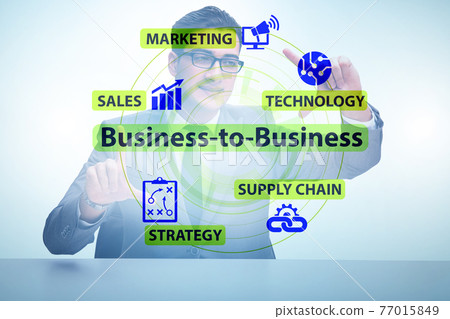Business to business concept with business people Business to business concept with business people 77015849