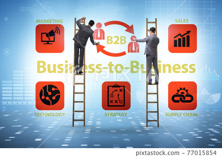 Business to business concept with business people Business to business concept with business people 77015854