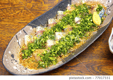 Fukuoka specialty, blue mackerel 77017331