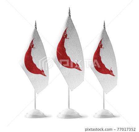 Small national flags of the Easter Island on a white background Small national flags of the Easter Island on a white background 77017352