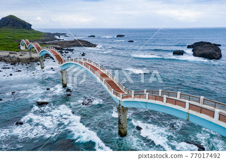 Rainy Sanxiantai Scenic Area in Chenggong Town, Taitung, Taiwan Asia Taiwan Taitung Coas 77017492