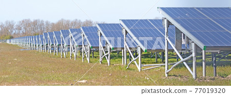 Solar park, green energy 77019320