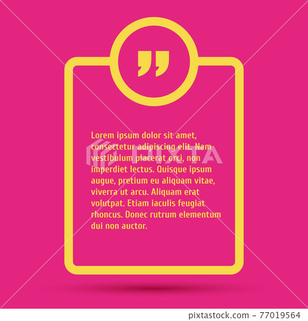 Quote modern template on background. 77019564