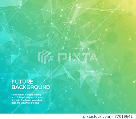 Colorful abstract background. Abstract polygonal background with connecting dots and lines. Connection structure. Vector science background. Polygonal vector background. Colorful abstract background. Abstract polygonal background with connecting dots and lines. Connection structure. Vector science background. Polygonal vector background. 77019641