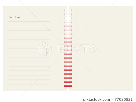 可以在傳播中使用的設計材料環形筆記本矢量 可以在傳播中使用的設計材料環形筆記本矢量 77020821