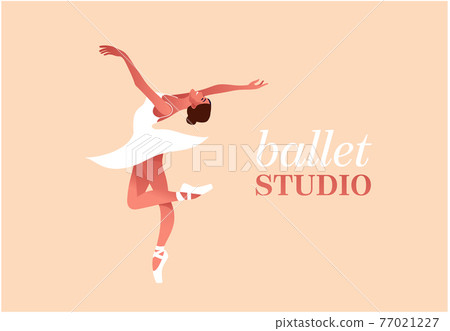 Beauty of classic ballet flat vector set 77021227