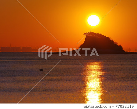 Yeongjongdo. Sunrise. Geojampo. Incheon Metropolitan City 77022119