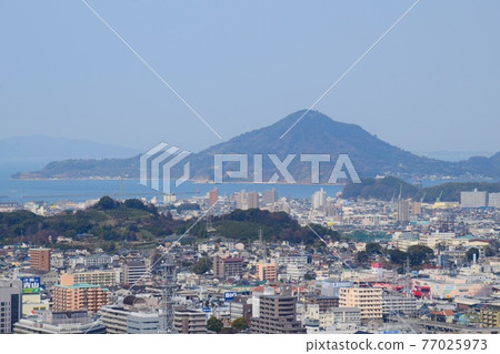 Scenery from Matsuyama Castle Scenery from Matsuyama Castle 77025973