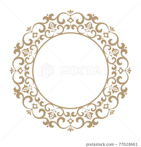 Decorative frame Elegant vector element for design 77028661