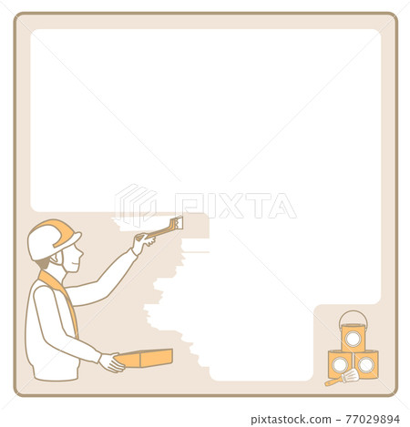 Frame, Person, Paint, Worker, Frame 77029894
