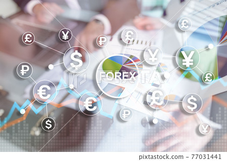 Blue Financial Forex Background. Trading trading stocks bonds Blue Financial Forex Background. Trading trading stocks bonds 77031441