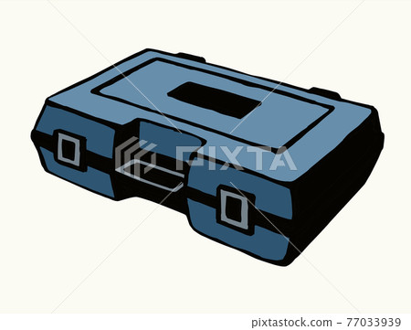 Suitcase for tools. Vector drawing Suitcase for tools. Vector drawing 77033939