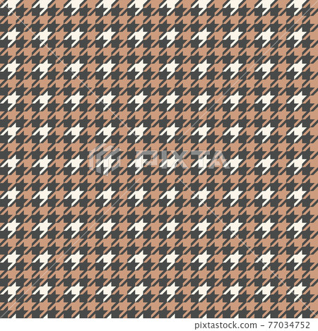Houndstooth seamless pattern. Tartan tweed print. Vector illustration Houndstooth seamless pattern. Tartan tweed print. Vector illustration 77034752
