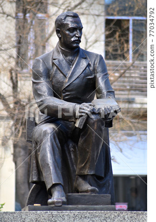 Monument of Mirza Fatali Akhundov in Baku Monument of Mirza Fatali Akhundov in Baku 77034792