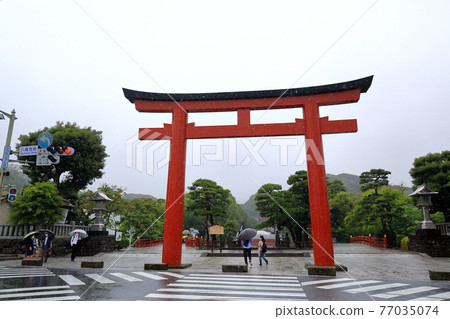 Kanagawa Prefecture Rainy Kamakura Tsurugaoka Hachimangu June Otorii Kanagawa Prefecture Rainy Kamakura Tsurugaoka Hachimangu June Otorii 77035074