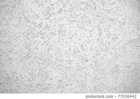 Texture of the grey plaster bark beetle on the wall. Seamless texture. 77036442